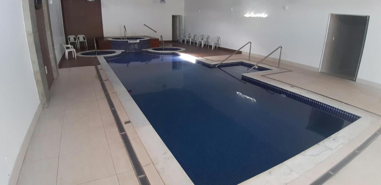 Flat No Apart-Hotel Cavalinho Branco Com Piscina Aquecida 1D8 Águas de Lindóia Dış mekan fotoğraf