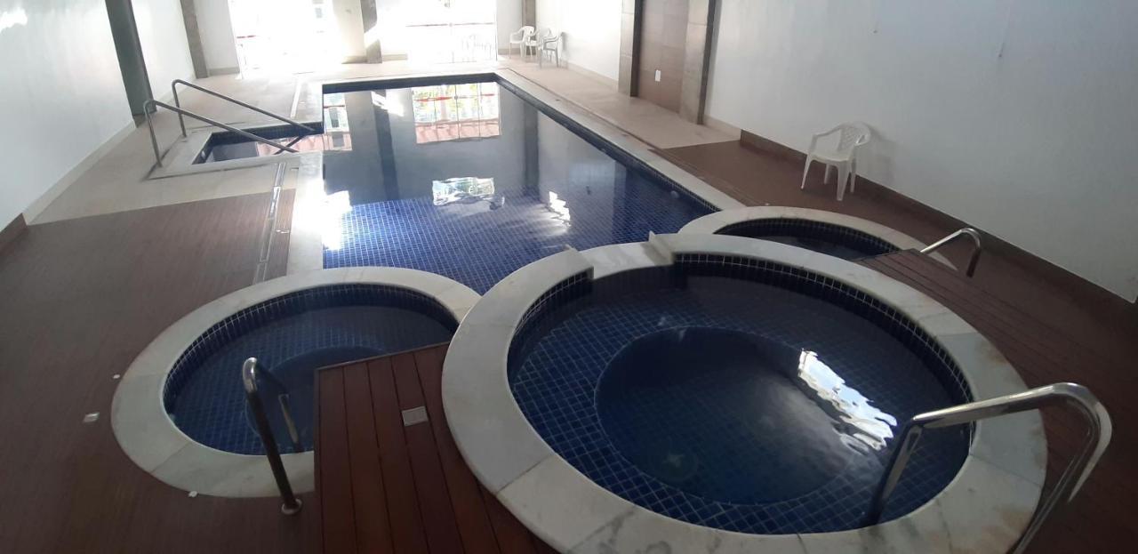 Flat No Apart-Hotel Cavalinho Branco Com Piscina Aquecida 1D8 Águas de Lindóia Dış mekan fotoğraf